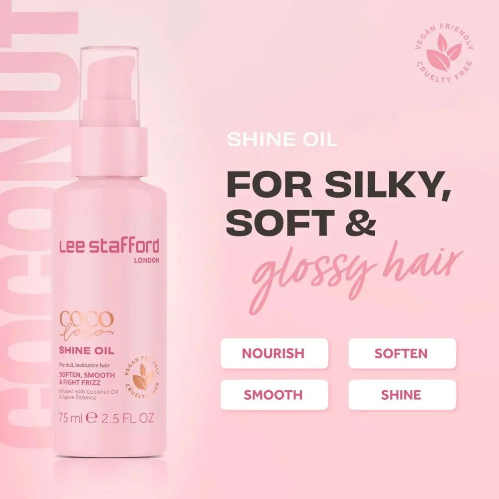 Lee Stafford Coco Loco Shine Oil – 75ml