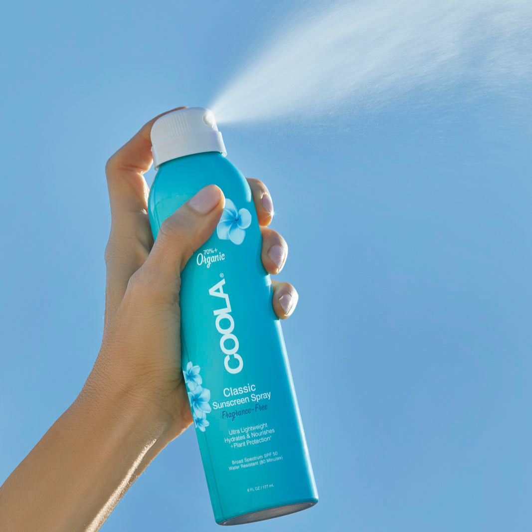 Coola Classic Body Spray Fragrance-Free SPF 50, 177 ml.