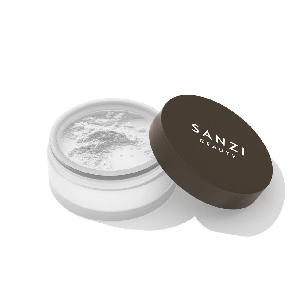 Loose setting powder transparent