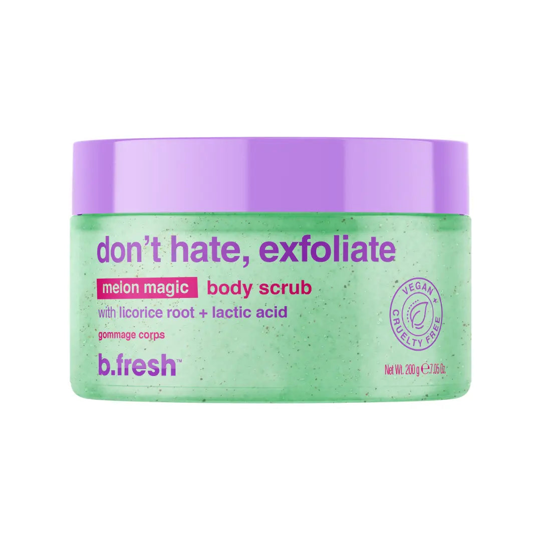 B.fresh – Don’t hate, exfoliate, melon magic body scrub