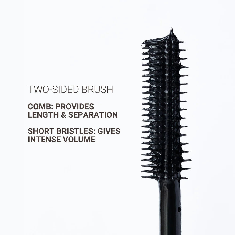 Mascara extra volume med serum - sort
