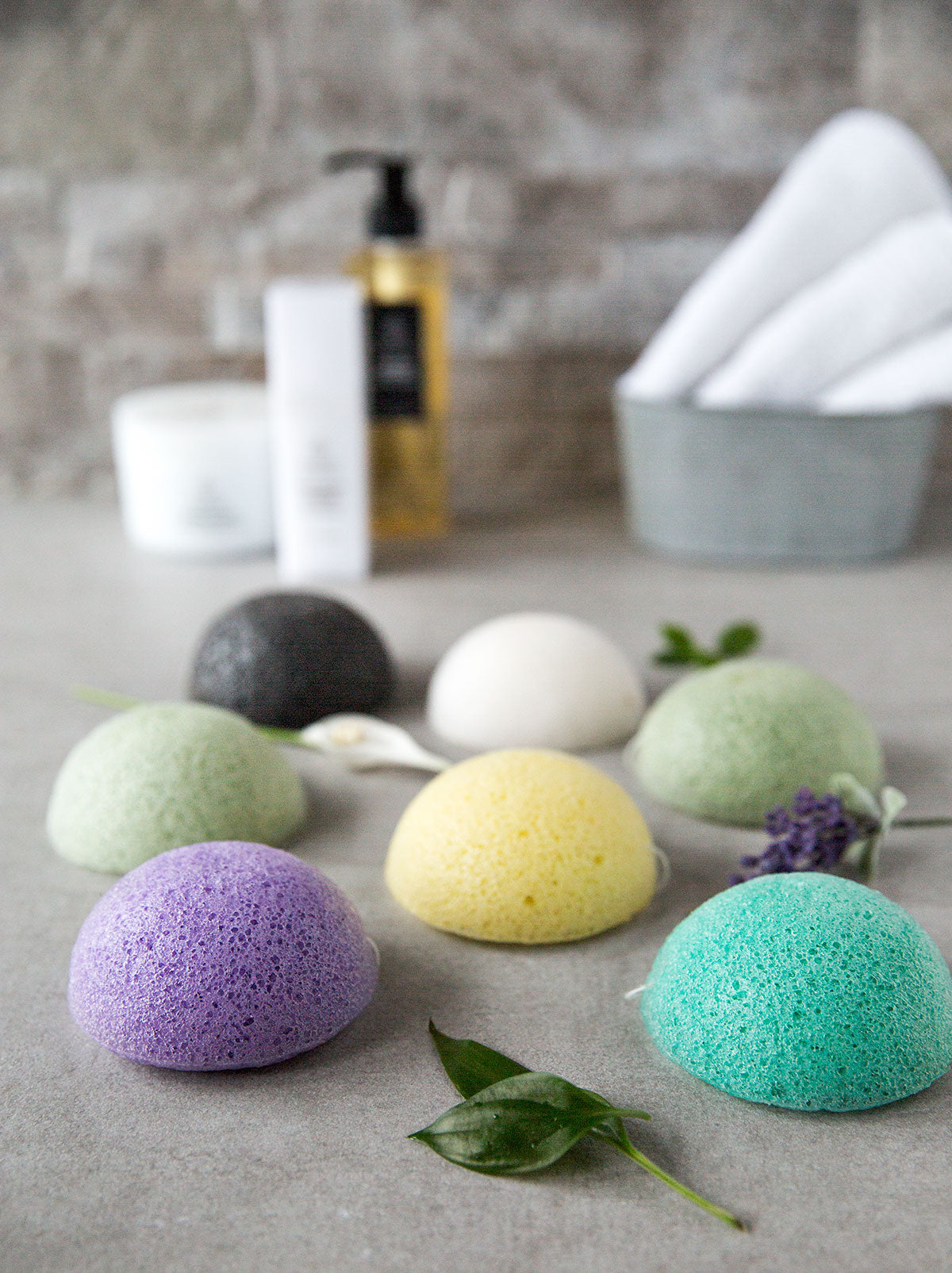 Organic Konjac Svamp Peppermint – Fedtet hud