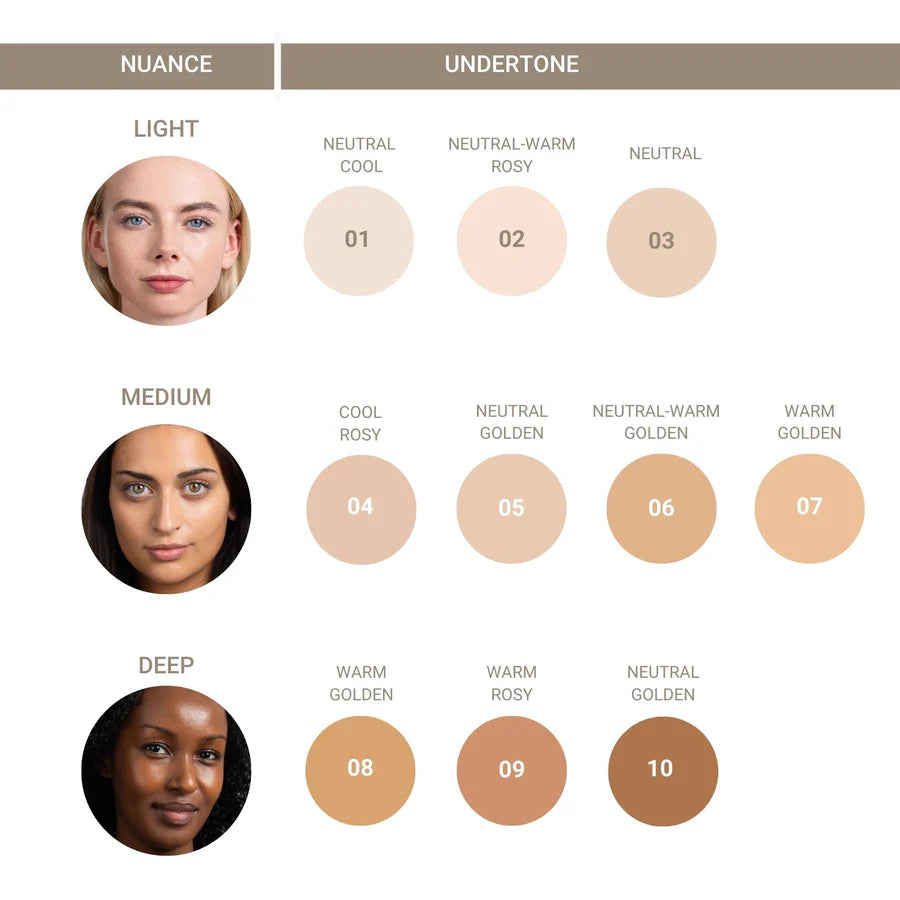 Serum Foundation - 08 deep warm golden