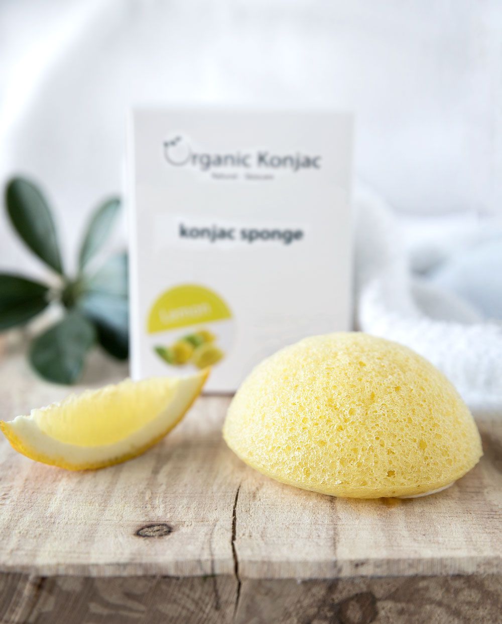 Organic Konjac Svamp Lemon – pigmentforandringer