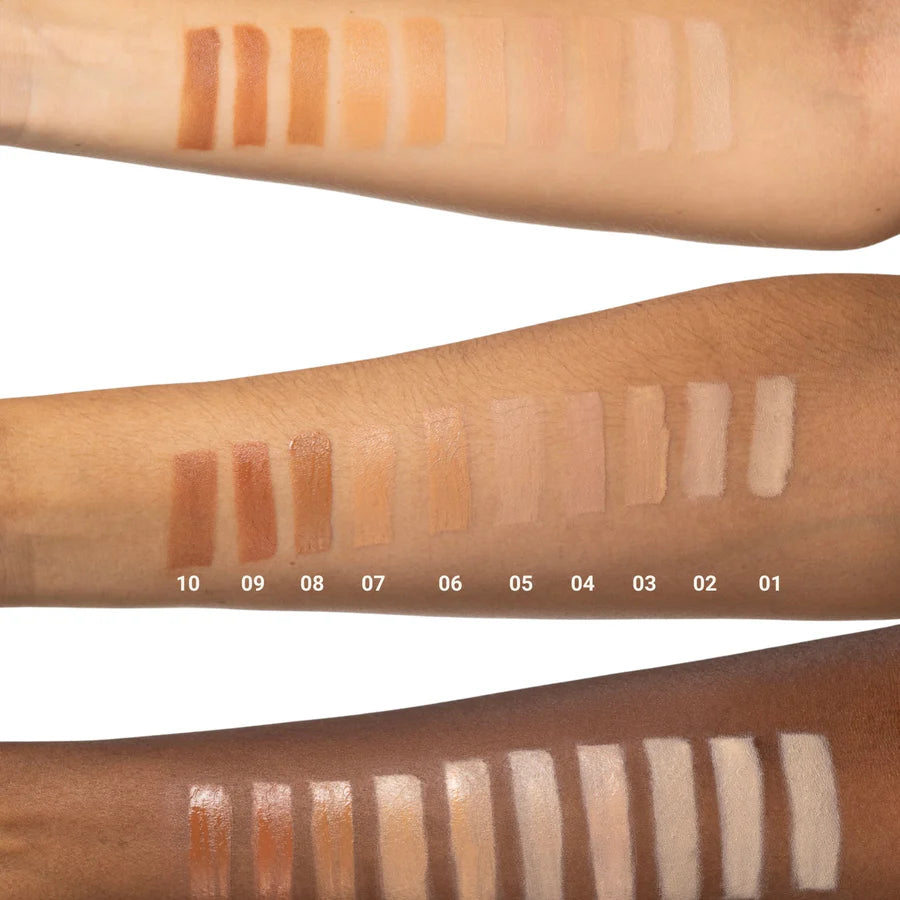 Serum Foundation - 07 medium warm golden